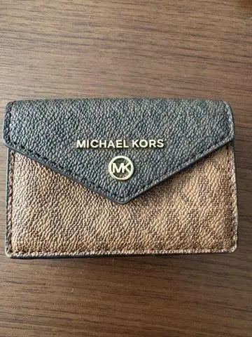 MICHAEL KORS 3단 폴더형 지갑 브라운/블랙