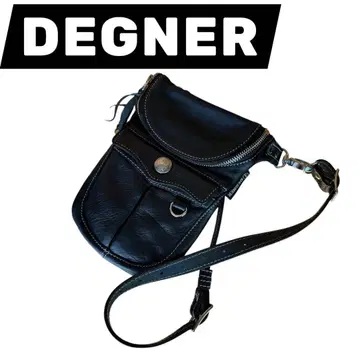 새상품급 DEGNER 데그너 바디백 숄더백 가죽 블랙