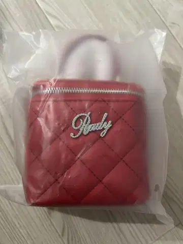 랜디 빨간색 퀼팅 숄더백