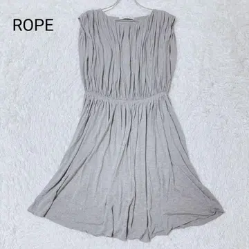로페 ROPE 여성용 원피스 그레이 사이즈 36 슬리브리스 안감 있음