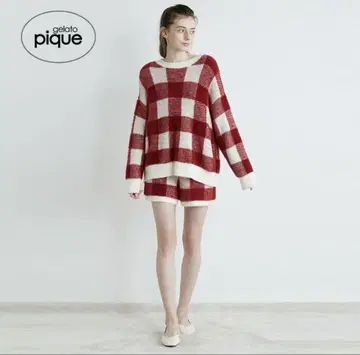 gelato pique 깅엄 체크 셋업
