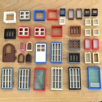 정품 LEGO 레고 창문 문 건물 부품 묶음 판매 우리식 창문