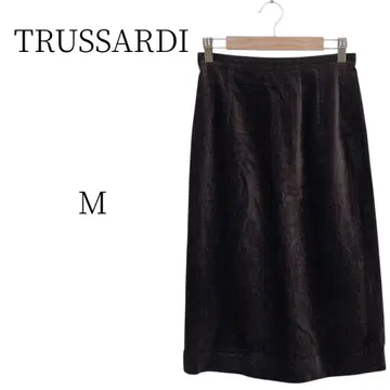 TRUSSARDI 트루사르디 브라운 무릎 기장 타이트 스커트 M