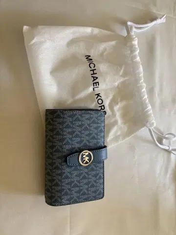 MICHAEL KORS 접이식 지갑 다크 블루