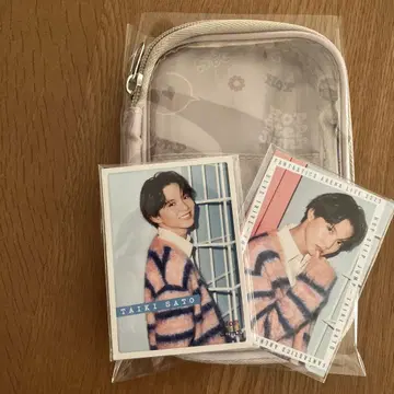 FANTASTICS 카라비너 포함 멀티 파우치