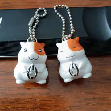 햄스터 키링 2개 헤이세이 레트로