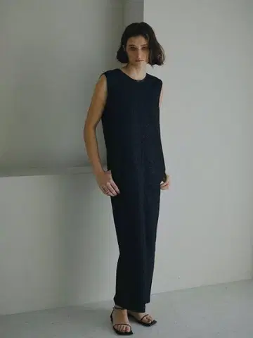 YANUK x ETRE TOKYO I-Line 데님 드레스