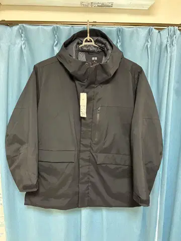 유니클로 하이브리드 다운 파카 4XL BLACK