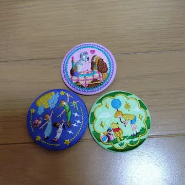 디즈니 자수 배지 3개 세트