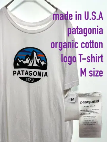 [ USA ] patagonia 로고 T셔츠 오가닉 코튼