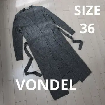 폰델 VONDEL 캐시미어 혼방 벨트 L/S 니트 원피스 36