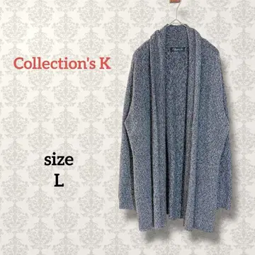 Collection's K [ L ] 숄카라 니트 가디건 버튼리스