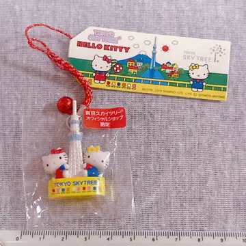 지역 한정 키티 도쿄 스카이트리 키티미미이 스트랩