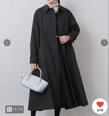 UNTITLED (언타이틀) 더블 크로스 스텐카라 코트