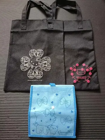 초레어! 당시 물건! 산리오 헬로키티 & 챠미키티 백 에코백