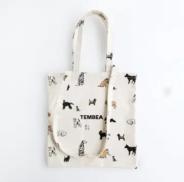 TEMBEA 2way PVC 강아지 패턴 토트백