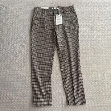 ZARA 체크 무늬 치노 팬츠 38 바지