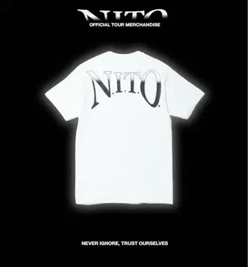 KEIJU x Cash NITO ARENA TOUR 한정판 T셔츠 화이트