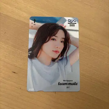 나가노 메이 QUO 카드 미사용