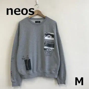 A0930B04 [neos] 빅 실루엣 프린트 맨투맨