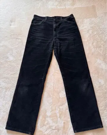 Lee200 미국제 코듀로이 데님 블랙 70s 80s