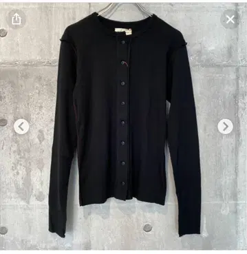MEYAME SIDE STITCH RIB CARDIGAN