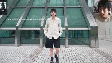 cornerstone 22ss Long CUPRA SHIRT