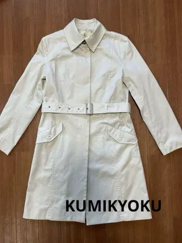 쿠미쿄쿠 KUMIKYOKU 트렌치코트 베이지