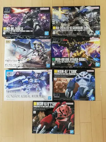 HG 건담 프라모델 7세트