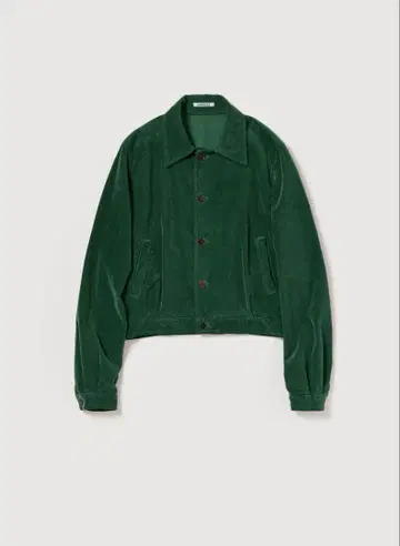 PIGMENT DYED FINX CORDUROY BLOUSON GREEN