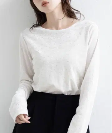 [ Kastane ] 스터드 벨로아 풀오버