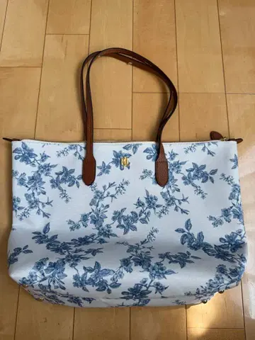 랄프 로렌 플라워 프린트 토트백