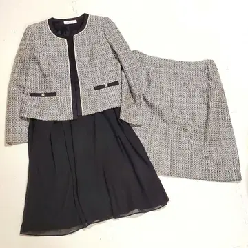 새상품급 레어 j-ing 빅 사이즈 수트 트위드 원피스 스커트