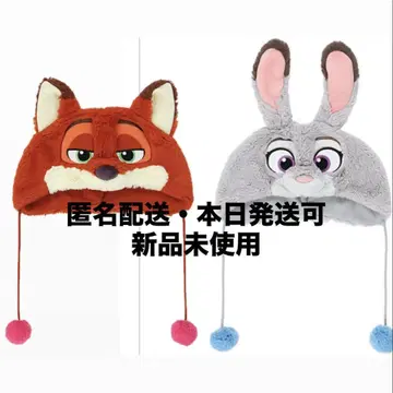 주토피아 캐릭터 모자 2세트