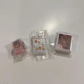 미사용 새상품 키키라라 캡슐 토이 3개 세트