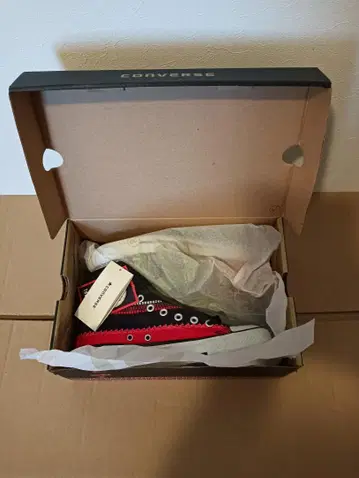 [ 택 포함 미사용 ] 슈퍼 마리오 컨버스 올스타 25.5cm 블랙