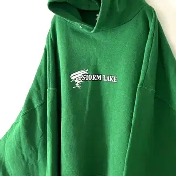 오거스타 STORM LAKE 후드티 3XL 그린 녹색 구제 의류