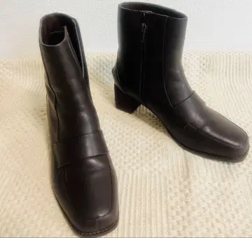 잉그 ing 스퀘어토 모카 숏부츠 브라운 24-24.5cm