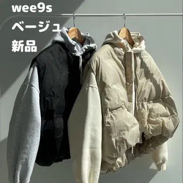 wee9s 위크스 다운 베스트 에그 다운 베스트 베이지