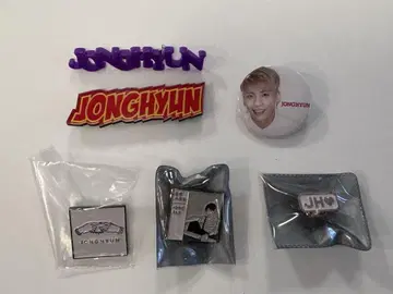 SHINee JONGHYUN 굿즈 세트 배지 핀 배지