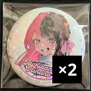 브이스포! 타치바나 히나노 캔뱃지 VSPO SHOW DOWN RAGE