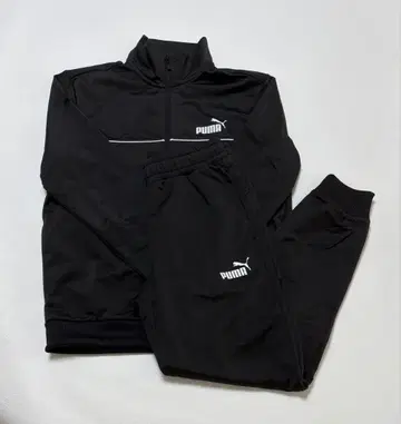 PUMA 블랙 저지 세트