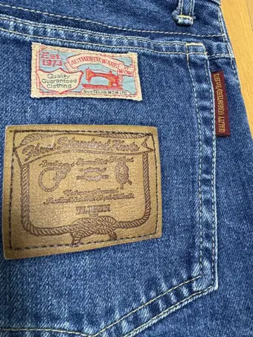 Authentic Wear 데님 팬츠 1973년 제조