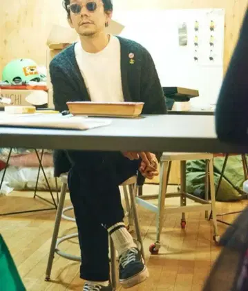 VANS 오센틱 style44 아나하임 블랙 28cm