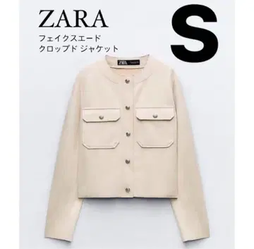 ZARA 자라 노카라 자켓 스웨이드 자켓 S 사이즈