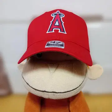 47 Brand 레드 로스앤젤레스 엔젤스 캡 OSFA