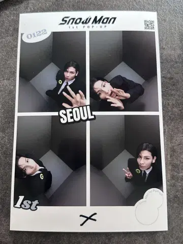 라울 SnowMan 1st 팝업 한국 서울 프리쿠 한 장