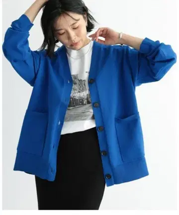 코쿤 실루엣 가디건