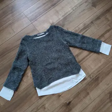 UNITED ARROWS 그레이 도킹 셔츠
