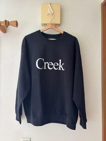 creek anglar's device 블랙 맨투맨 XL